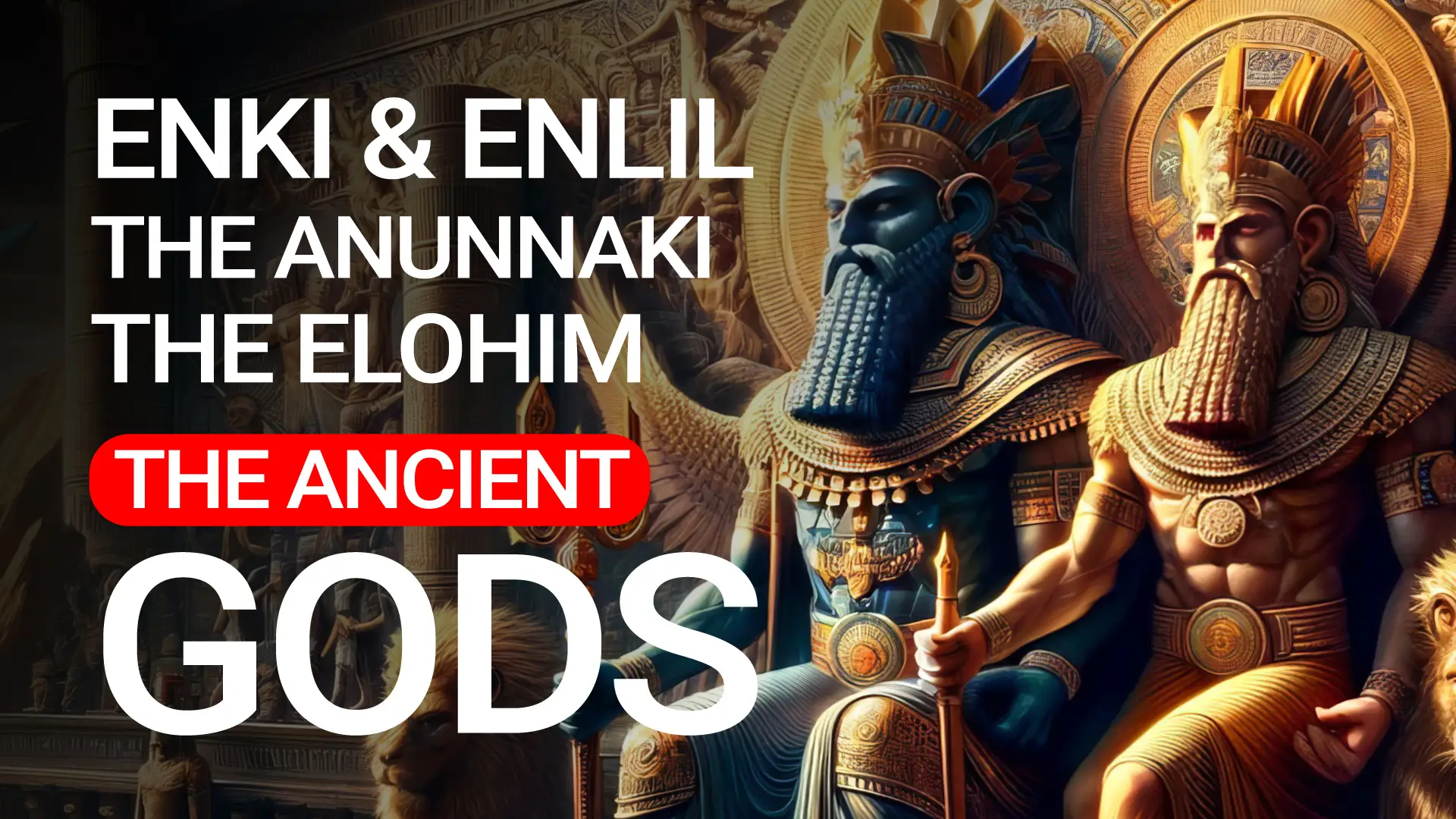 ANCIENT GODS: Enki, Enlil, The Anunnaki and The Elohim!