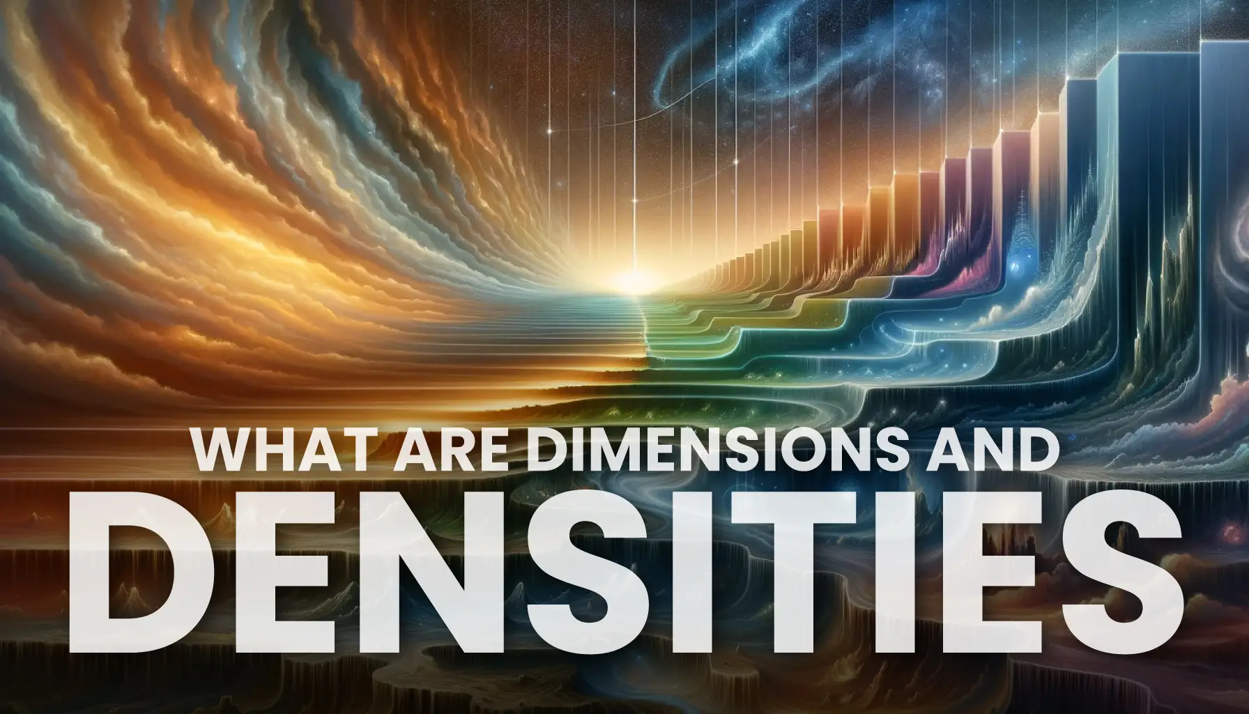 DIMENSIONS vs DENSITIES: What Are They? 3D, 4D, 5D & BEYOND!